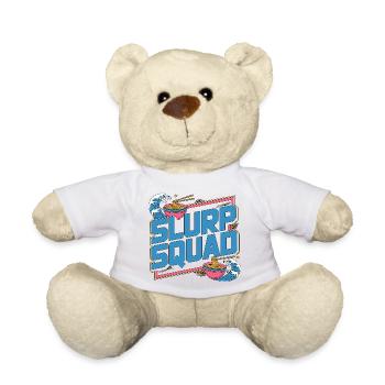 Ramen Slurp Squad Noodle Bowl Loves Japanese Food - Teddy Bear - white - Front
