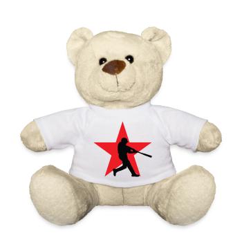 Baseball – Sport - Teddy - Weiß - Vorne