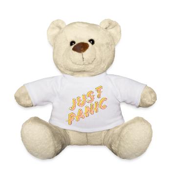 Just Basic 3D Retro Typo - Teddy - Weiß - Vorne