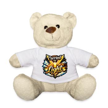 Porté par la lumière - Nounours - blanc - Devant