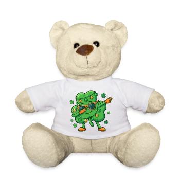 Dab Shamro Dup Shamro de la Saint-Patrick - Nounours - blanc - Devant