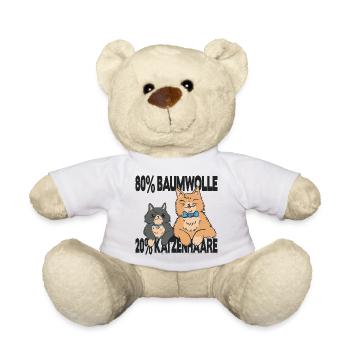 Chat propriétaire de chat, chat dit cadeau - Nounours - blanc - Devant