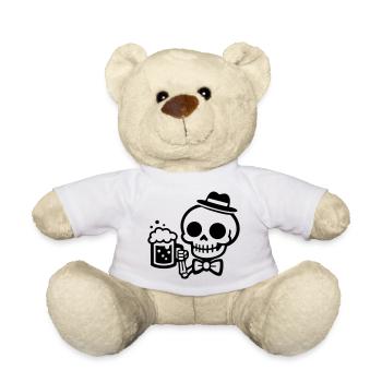 Bière Skeleton - Nounours - blanc - Devant