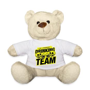 Drinking Team Skelett Bier - Teddy - Weiß - Vorne