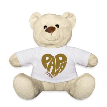 Papa 2026 - Teddy Bear - white - Front
