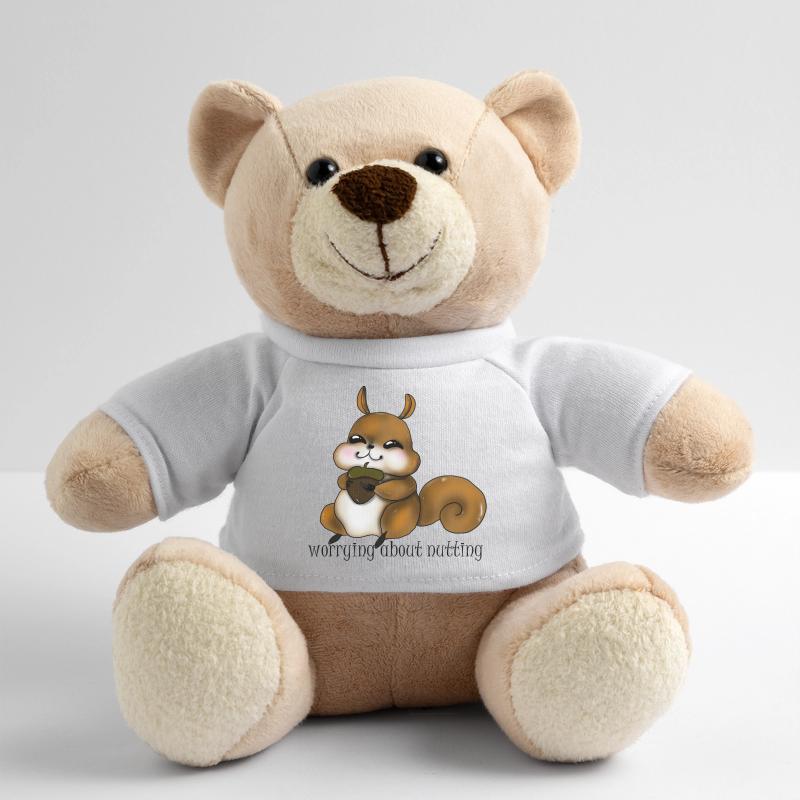 Kuscheliges Eichhörnchen mit Nuss Teddy