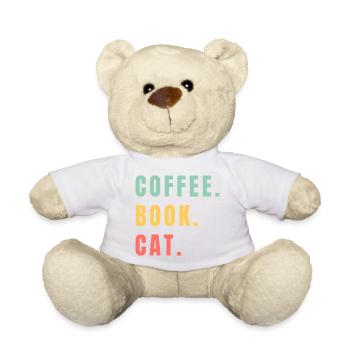 COFFEE BOOK CAT - Teddy - Weiß - Vorne