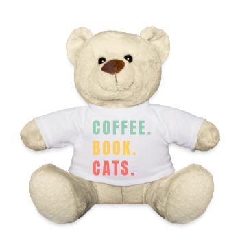 COFFEE BOOK CATS - Teddy - Weiß - Vorne