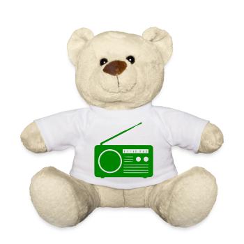 Rétro Radio Design - Nounours - blanc - Devant