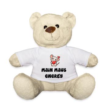 Main Maus Energy - Teddy - Weiß - Vorne