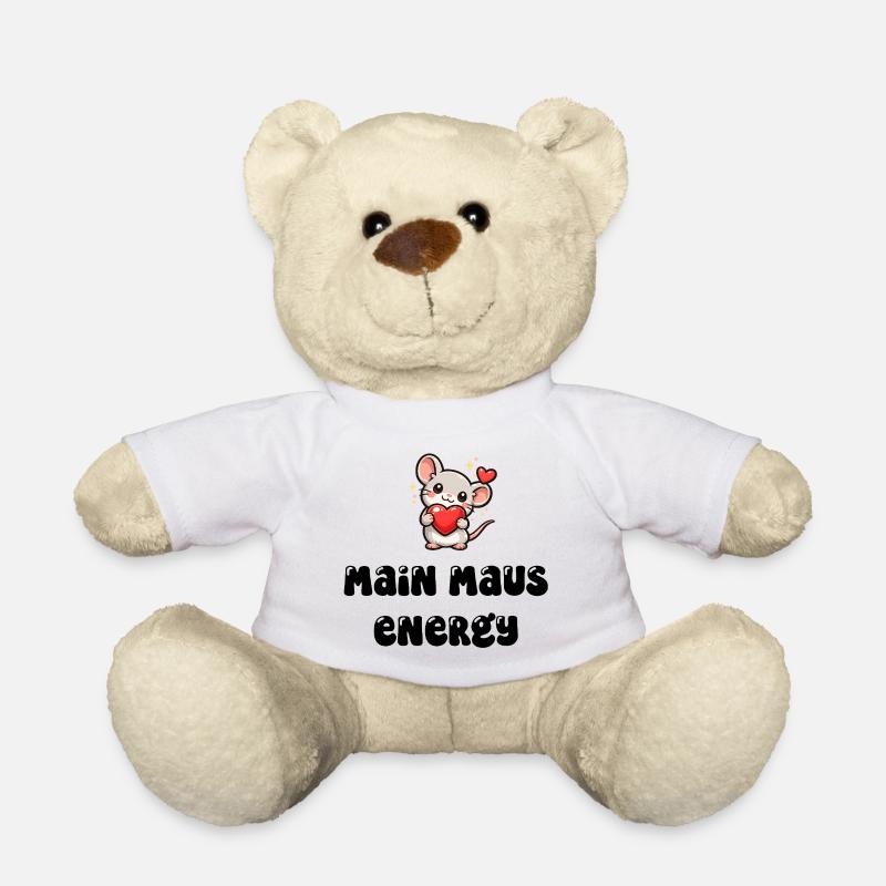 Main Maus Energy - Teddy - Weiß