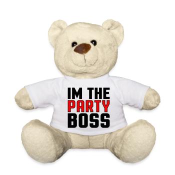 Ich bin der Party Chef - Teddy Bear - white - Front