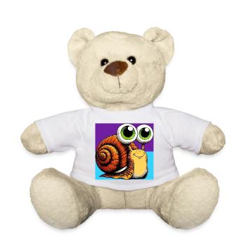 Escargot - Nounours - blanc - Devant