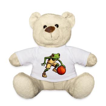 Basketball Frosch - Teddy - Weiß - Vorne