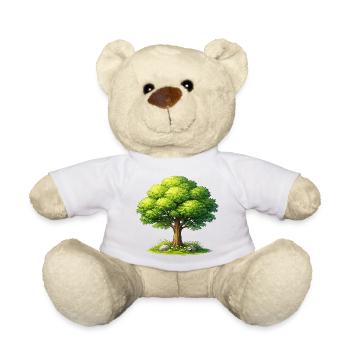 Baum im Sonnenlicht  - Teddy - Weiß - Vorne