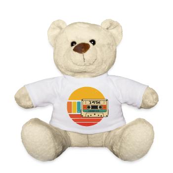 Geburtstag 1956 Geboren 1956 Geburtstag 1956 - Teddy - Weiß - Vorne