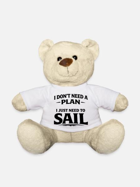 Je n’ai pas besoin de plan, j’ai juste besoin de naviguer - Nounours - blanc