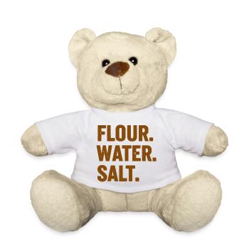 Pain au levain Baking Baking Pâtissier Farine Eau Sel - Nounours - blanc - Devant