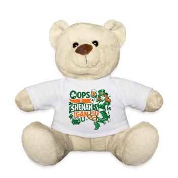 Oops I Shenanigan | Leprechaun St Patrick's Girl - Teddy - Weiß - Vorne