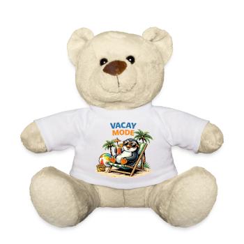 Vacay Mode Penguin Beach - Teddy - Weiß - Vorne