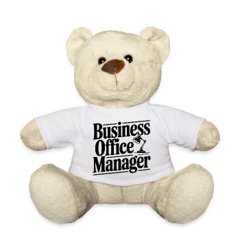 Responsable du bureau commercial - Nounours - blanc - Devant