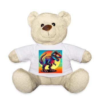 dinosaure - Nounours - blanc - Devant