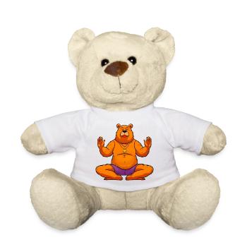 Yoga Bears - Teddy Bear - white - Front
