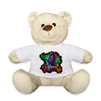 Papillon tacheté - Nounours - blanc - Devant