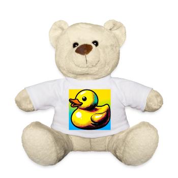 Duckling Duck Duck Duck - Teddy Bear - white - Front
