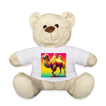 camel - Teddy Bear - white - Front