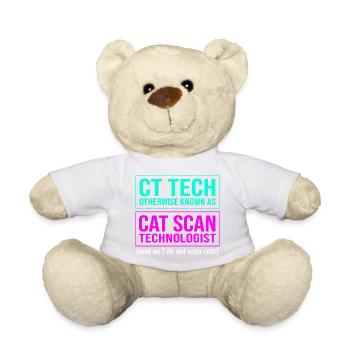 Radiologue IRM, radiologie, technicien radiologie, radiologie, - Nounours - blanc - Devant