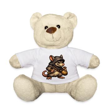 thieving rat - Teddy Bear - white - Front