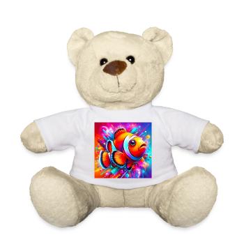 Poisson-clown - Nounours - blanc - Devant