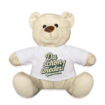 Du schon wieder! - Teddy - Weiß - Vorne