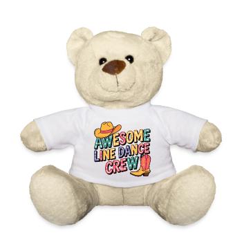 Line Dance Crew Western - Teddy Bear - white - Front