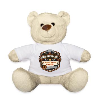 Chaos Schöpfer DIY Badge - Teddy - Weiß - Vorne
