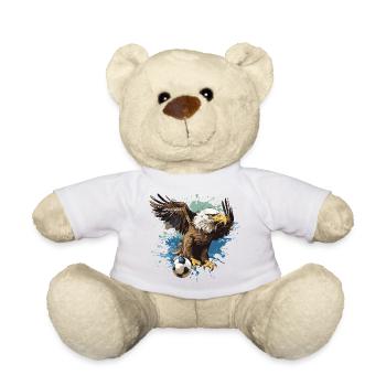 Adler Football Team - Teddy Bear - white - Front