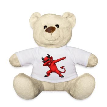 Dabbing Teufel - Teddy - Weiß - Vorne