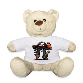 Pi-Raten Mathe Pi Day Pirat Design - Teddy - Weiß - Vorne
