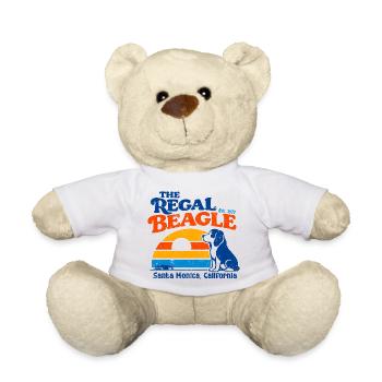 The Regal Beagle Est 1977 Santa Monica California - Teddy Bear - white - Front