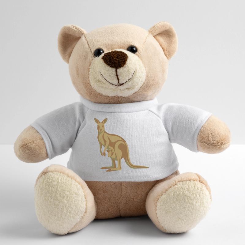 Känguru Mutter mit Nachwuchs Teddy