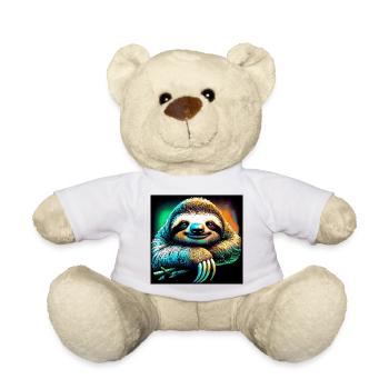 Faultier - Teddy - Weiß - Vorne