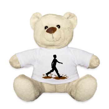Femme Wadloper – Aventure dans la boue - Nounours - blanc - Devant