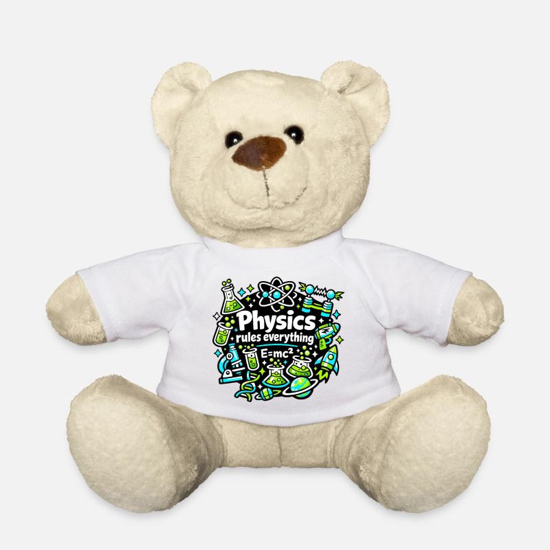 Physik regelt alles - Teddy - Weiß