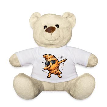 Dabbing Croissant - Teddy - Weiß - Vorne