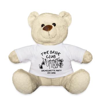 Chemise de mariée Bachelor Party 2026 - Nounours - blanc - Devant