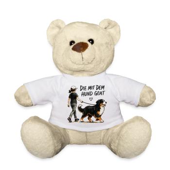 Berner Sennenhund Spruch Hundehalterin Humor - Teddy - Weiß - Vorne