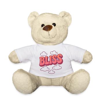 Bliss Clouds Retro Bubble - Teddy Bear - white - Front