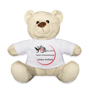 Mein Leben Entscheidungen Freiheit - Teddy - Weiß - Vorne