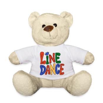 Line Dance Vibes - Teddy Bear - white - Front
